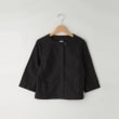 オフプライスストア(ウィメン)(OFF PRICE STORE(Women))のFaneuil（ファヌル） ノーカラー隠し釦ブラウス ブラック(019)