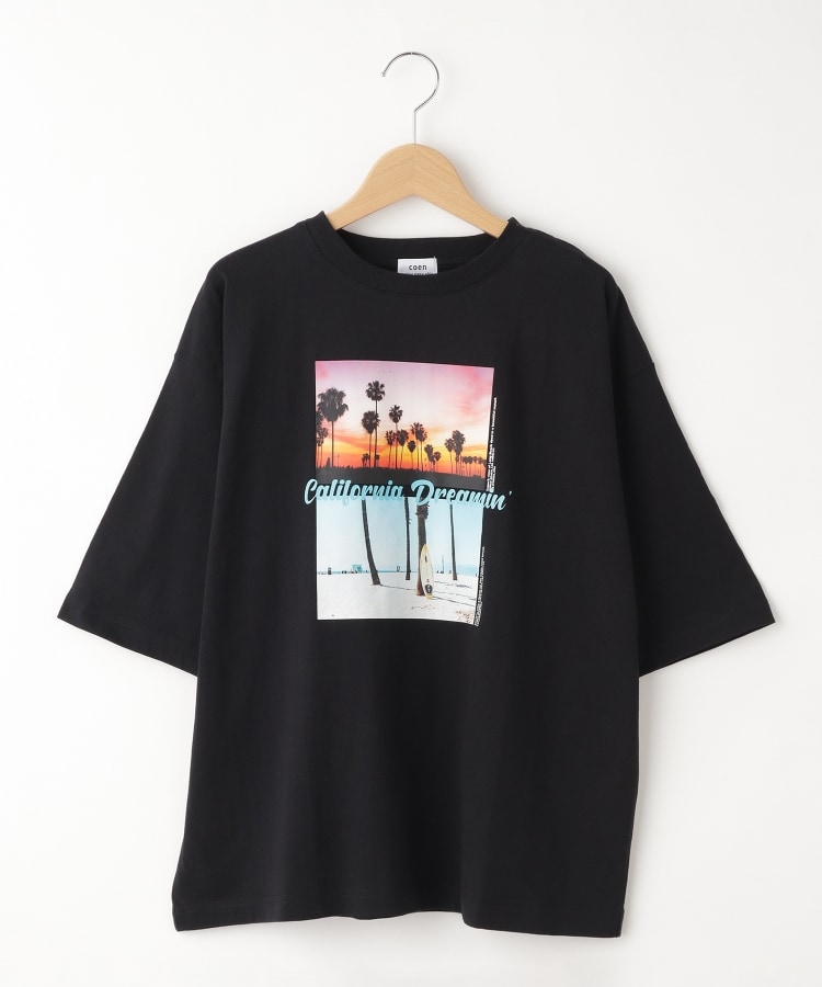 オフプライスストア(ウィメン)(OFF PRICE STORE(Women))のcoen（コーエン） カリフォルニアビーチフォトプリントTシャツ1