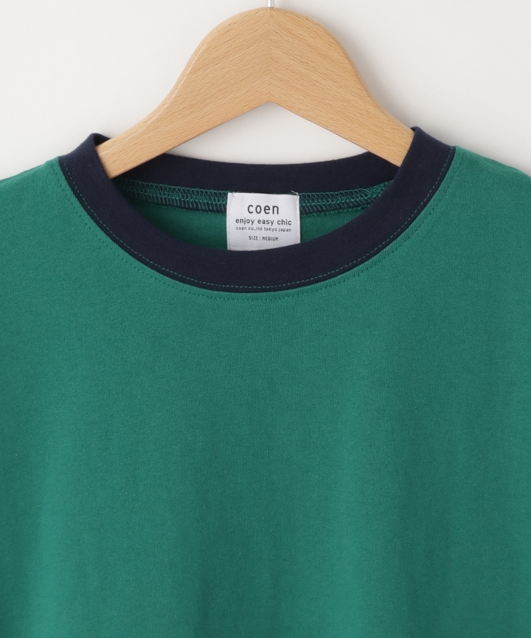 オフプライスストア(ウィメン)(OFF PRICE STORE(Women))のcoen(コーエン)　ミニロゴ5分袖リンガーTシャツ　【洗える/SALE】3