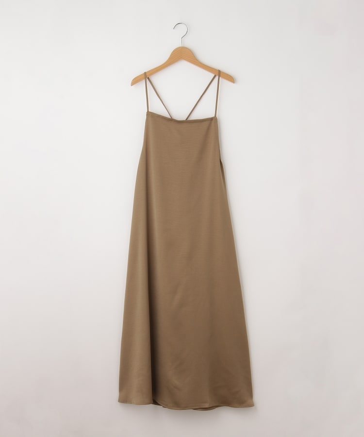 オフプライスストア(ウィメン)(OFF PRICE STORE(Women))のcoen(コーエン)　マットサテンAラインキャミワンピース　【洗える/SALE】1