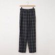 オフプライスストア(ウィメン)(OFF PRICE STORE(Women))のcoen（コーエン） コットンリネンチェックテーパードパンツ ネイビー(093)