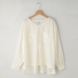 オフプライスストア(ウィメン)(OFF PRICE STORE(Women))のcoen　ヘンリーネックオーバーブラウス ホワイト(002)