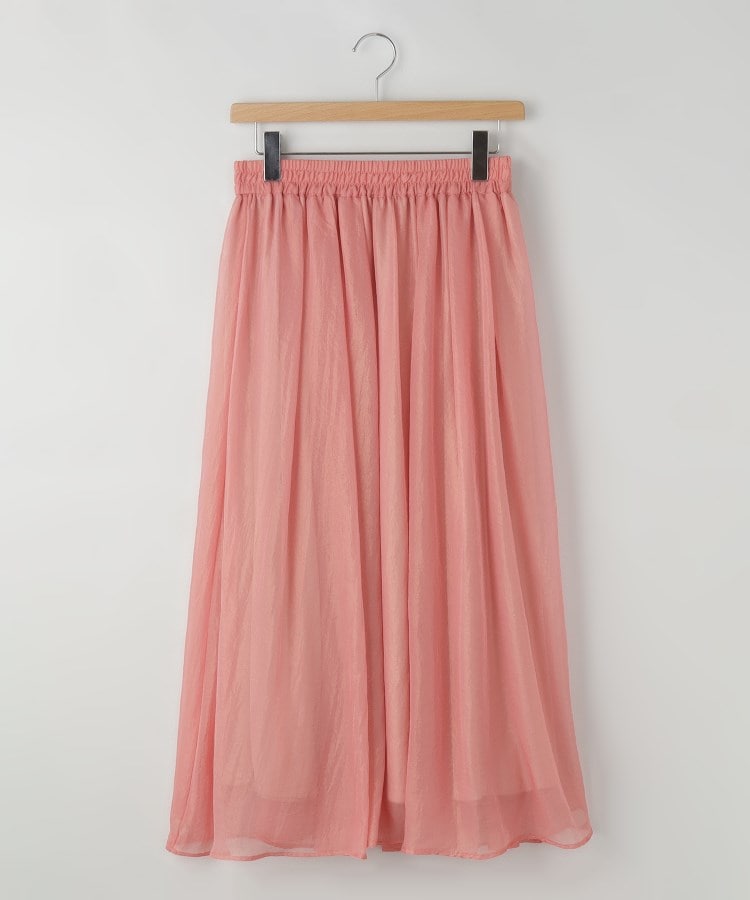オフプライスストア(ウィメン)(OFF PRICE STORE(Women))のartemarvel ウエストゴムシフォンスカート ピンク(072)