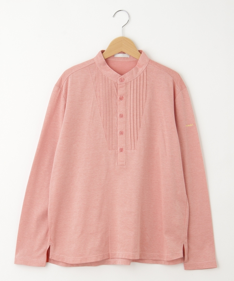 オフプライスストア(ウィメン)(OFF PRICE STORE(Women))のHeal Creek（ヒールクリーク） ピンタックハーフボタンシャツ オレンジ(041)