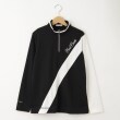 オフプライスストア(ウィメン)(OFF PRICE STORE(Women))のHeal Creek（ヒールクリーク） スクエアドット柄ジッププルオーバー ブラック(098)