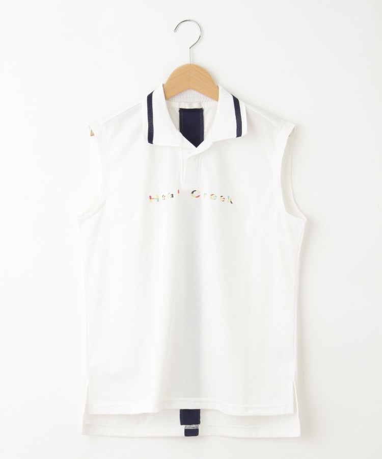 オフプライスストア(ウィメン)(OFF PRICE STORE(Women))のHeal Creek（ヒールクリーク） 袖なしポロシャツ ホワイト(005)