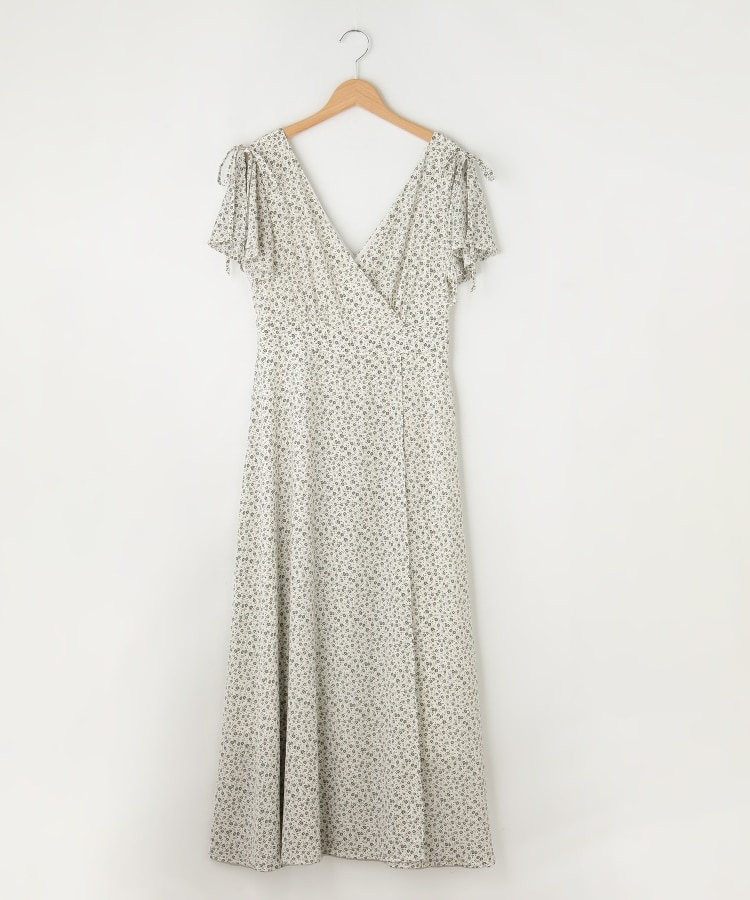 オフプライスストア(ウィメン)(OFF PRICE STORE(Women))のCHILLE（チル） 巻きスカート風ワンピース グリーン(023)