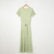 オフプライスストア(ウィメン)(OFF PRICE STORE(Women))のCHILLE（チル） ベルト付きニットワンピース ミントグリーン(021)