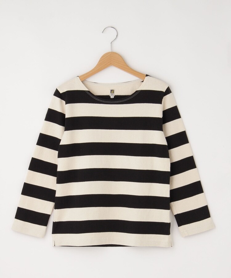 オフプライスストア(ウィメン)(OFF PRICE STORE(Women))のDANA（ダナ） ワイドボーダーカットソー ブラック(019)
