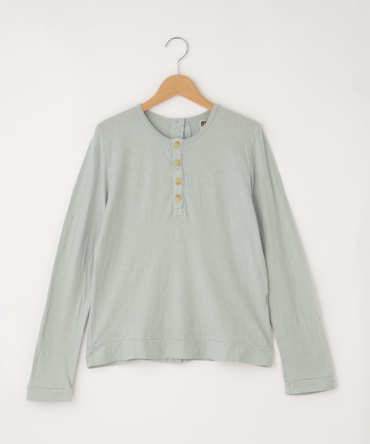 オフプライスストア(ウィメン)(OFF PRICE STORE(Women))のDANA（ダナ） ヘンリーネック後ろボタンカットソー ブルー(091)