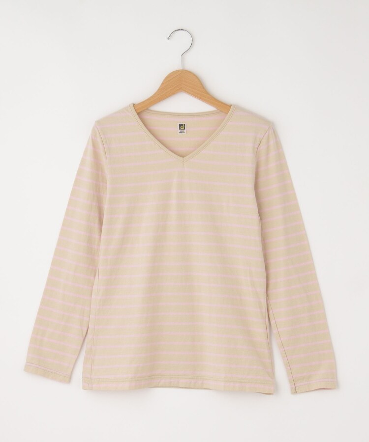 オフプライスストア(ウィメン)(OFF PRICE STORE(Women))のDANA（ダナ） Vネックボーダーカットソー1