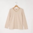 オフプライスストア(ウィメン)(OFF PRICE STORE(Women))のDANA（ダナ） Vネックボーダーカットソー ピンク(072)