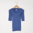 オフプライスストア(ウィメン)(OFF PRICE STORE(Women))のDANA（ダナ） 丸首リブ5分袖カットソー ブルー(092)
