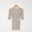 オフプライスストア(ウィメン)(OFF PRICE STORE(Women))のDANA（ダナ） 丸首ボーダーリブ5分袖カットソー2