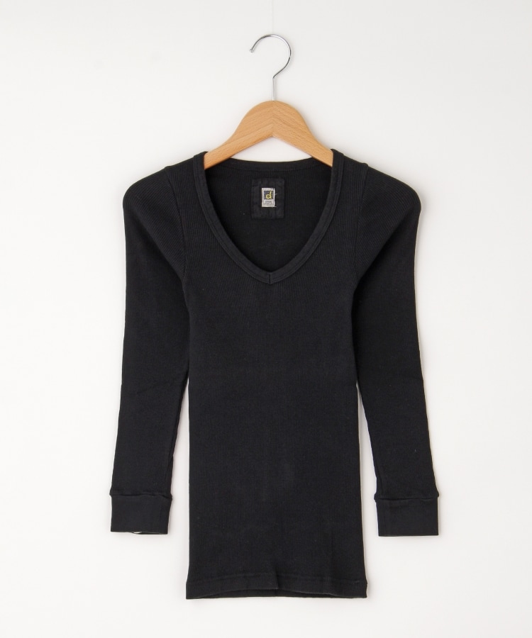 オフプライスストア(ウィメン)(OFF PRICE STORE(Women))のDANA（ダナ） リブ8分袖カットソー ブラック(019)