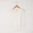 オフプライスストア(ウィメン)(OFF PRICE STORE(Women))のDANA（ダナ） リブ8分袖カットソー アイボリー(004)