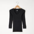 オフプライスストア(ウィメン)(OFF PRICE STORE(Women))のDANA（ダナ） リブ8分袖カットソー ブラック(019)