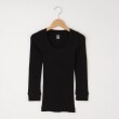 オフプライスストア(ウィメン)(OFF PRICE STORE(Women))のDANA（ダナ） Uネックリブ長袖カットソー【SALE/きれいめカジュアル/きれいめ/デイリー/トレンド】 ブラック(019)