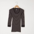 オフプライスストア(ウィメン)(OFF PRICE STORE(Women))のDANA（ダナ） ボーダーリブ長袖カットソー チャコールグレー(014)