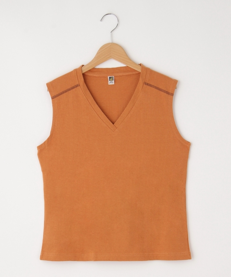 オフプライスストア(ウィメン)(OFF PRICE STORE(Women))のDANA（ダナ） コットンVネックノースリーブ オレンジ(032)