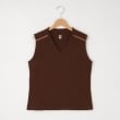 オフプライスストア(ウィメン)(OFF PRICE STORE(Women))のDANA（ダナ） コットンVネックノースリーブ ブラウン(042)