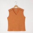 オフプライスストア(ウィメン)(OFF PRICE STORE(Women))のDANA（ダナ） コットンVネックノースリーブ オレンジ(032)
