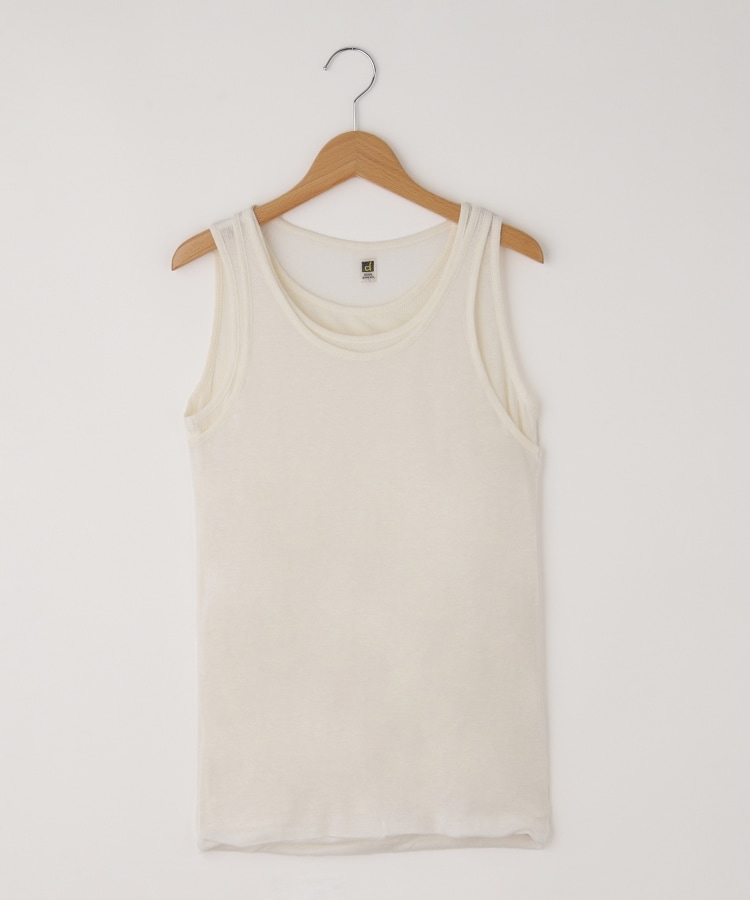 オフプライスストア(ウィメン)(OFF PRICE STORE(Women))のDANA（ダナ） ダブルタンクトップ ホワイト(001)