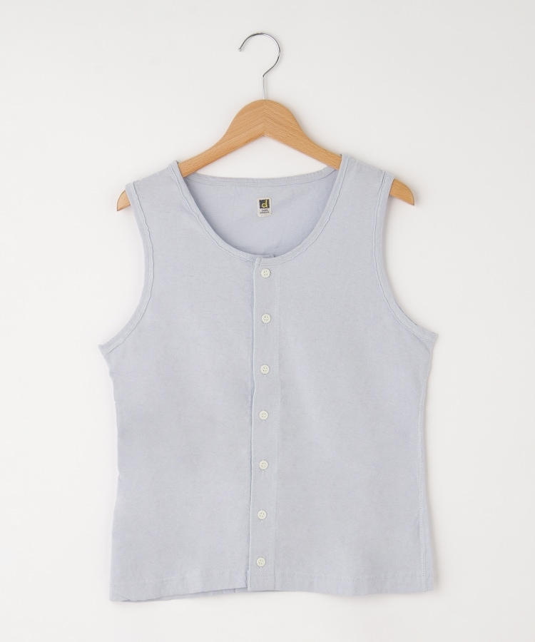 オフプライスストア(ウィメン)(OFF PRICE STORE(Women))のDANA（ダナ） コットン前ボタンタンクトップ ブルー(091)