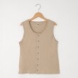 オフプライスストア(ウィメン)(OFF PRICE STORE(Women))のDANA（ダナ） コットン前ボタンタンクトップ ベージュ(052)