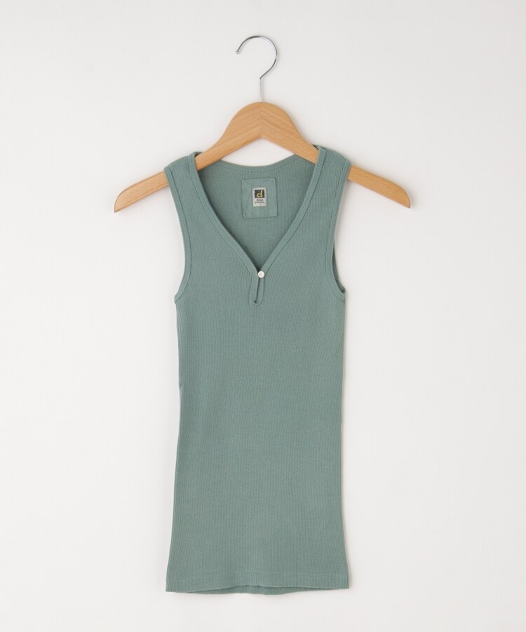 オフプライスストア(ウィメン)(OFF PRICE STORE(Women))のDANA（ダナ） コットンリブタンクトップ グリーン(023)