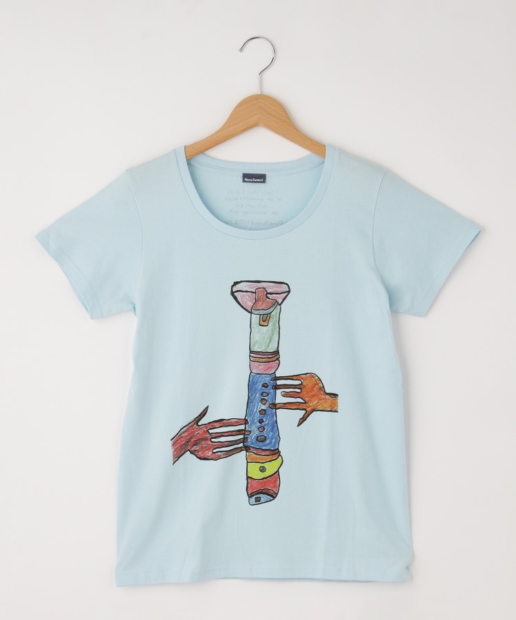 オフプライスストア(ウィメン)(OFF PRICE STORE(Women))のDANA（ダナ） コットンプリントTシャツ ブルー(092)