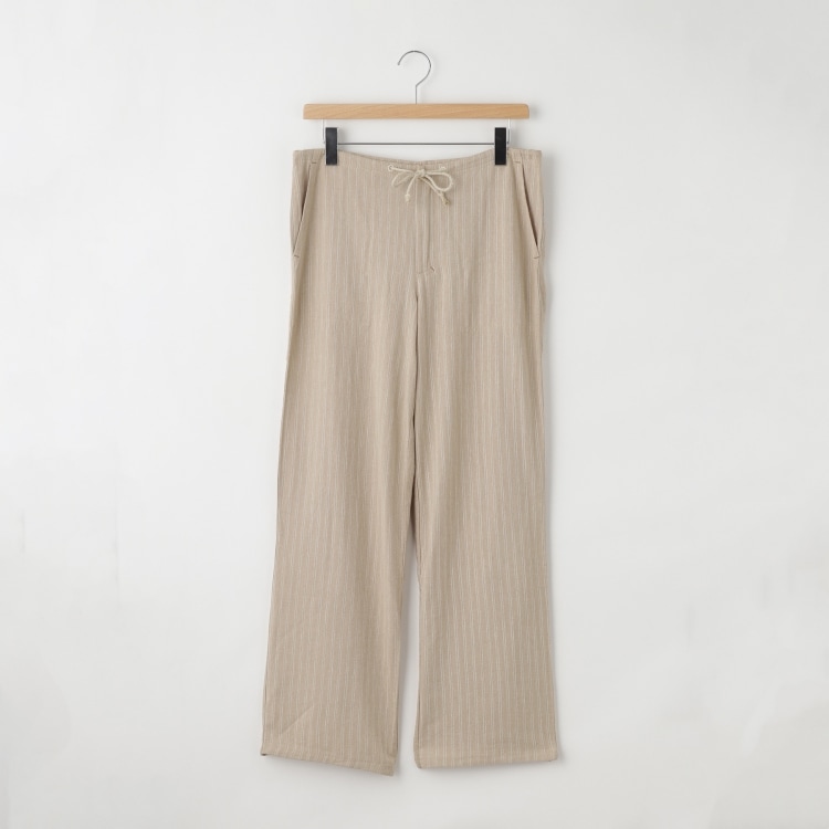 オフプライスストア(ウィメン)(OFF PRICE STORE(Women))のDANA（ダナ） ウエストドロスト付きストライプパンツ フルレングスパンツ
