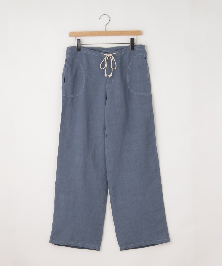オフプライスストア(ウィメン)(OFF PRICE STORE(Women))のDANA（ダナ） ウエストドロスト付きリネンパンツ ブルー(092)