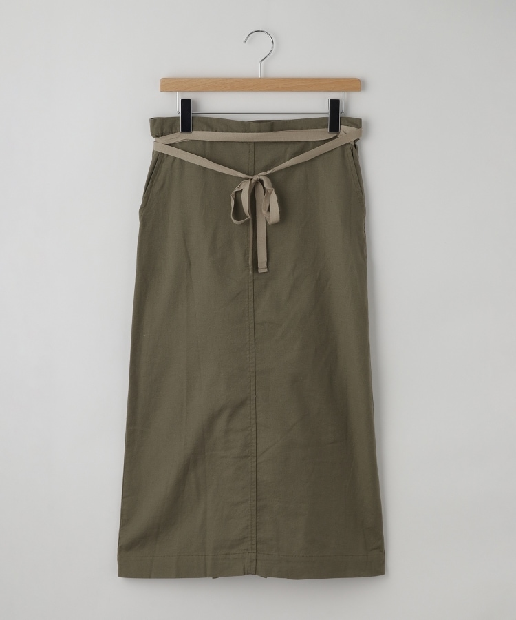 オフプライスストア(ウィメン)(OFF PRICE STORE(Women))のDANA（ダナ） コットンポケット付きラップスカート グリーン(023)