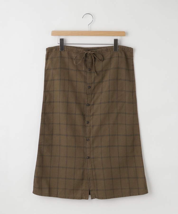 オフプライスストア(ウィメン)(OFF PRICE STORE(Women))のDANA（ダナ） ウエストドロスト付きボタンスカート カーキ(027)