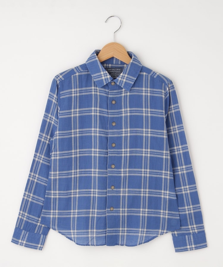 オフプライスストア(ウィメン)(OFF PRICE STORE(Women))のDANA（ダナ） 麻混チェック長袖シャツ1