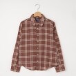 オフプライスストア(ウィメン)(OFF PRICE STORE(Women))のDANA（ダナ） 麻混チェック長袖シャツ モカブラウン(042)