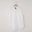 オフプライスストア(ウィメン)(OFF PRICE STORE(Women))のDANA（ダナ） 麻混胸ポケット付き半袖シャツ ホワイト(004)