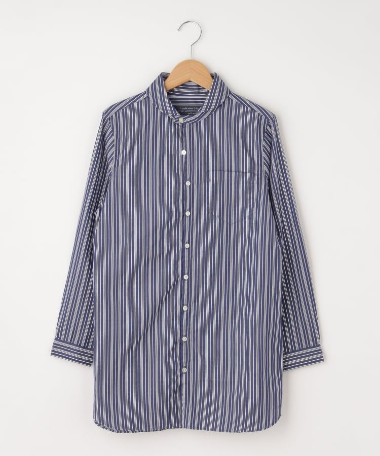 オフプライスストア(ウィメン)(OFF PRICE STORE(Women))のDANA（ダナ） ストライプポケット付き長袖シャツ ブルー(093)