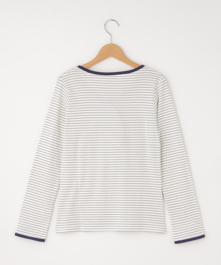 オフプライスストア(ウィメン)(OFF PRICE STORE(Women))のFaneuil（ファヌル） 前ボタンボーダーカットソー2