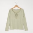 オフプライスストア(ウィメン)(OFF PRICE STORE(Women))のFaneuil（ファヌル） リボンドット長袖カットソー ミントグリーン(021)