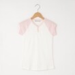 オフプライスストア(ウィメン)(OFF PRICE STORE(Women))のFaneuil（ファヌル） 配色ラグランフレンチ袖カットソー ピンク(072)