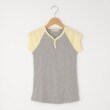 オフプライスストア(ウィメン)(OFF PRICE STORE(Women))のFaneuil（ファヌル） 配色ラグランフレンチ袖カットソー グレー(932)