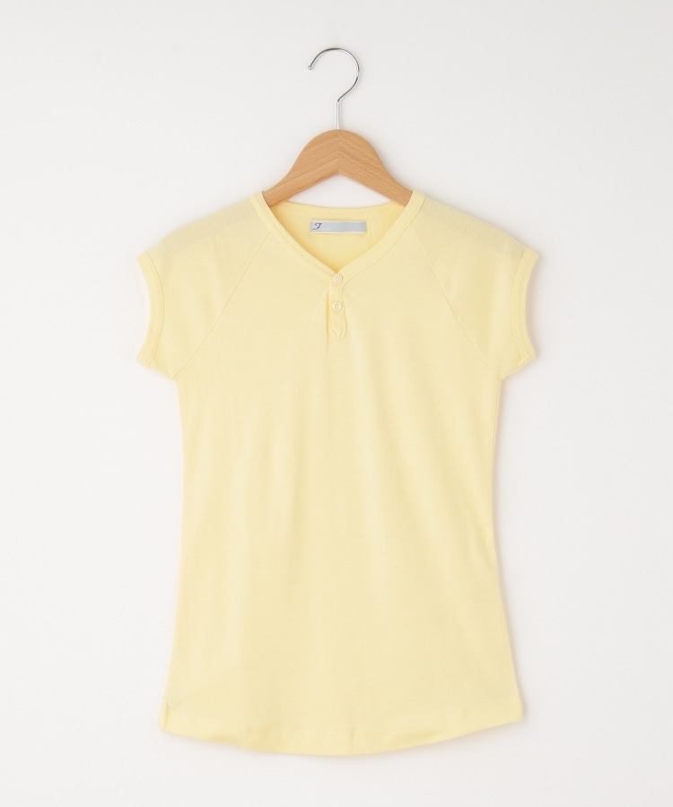 オフプライスストア(ウィメン)(OFF PRICE STORE(Women))のFaneuil（ファヌル） ラグランフレンチ袖カットソー イエロー(032)