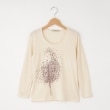 オフプライスストア(ウィメン)(OFF PRICE STORE(Women))のFaneuil（ファヌル） ツリープリントU首長袖カットソー アイボリー(004)