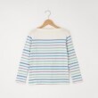 オフプライスストア(ウィメン)(OFF PRICE STORE(Women))のFaneuil（ファヌル） ボーダー8分袖カットソー ブルー(092)