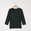 オフプライスストア(ウィメン)(OFF PRICE STORE(Women))のFaneuil（ファヌル） 丸首7分袖カットソー グリーン(023)
