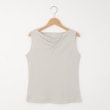 オフプライスストア(ウィメン)(OFF PRICE STORE(Women))のFaneuil（ファヌル） コットン胸ギャザータンクトップ チャコールグレー(014)