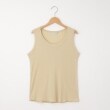 オフプライスストア(ウィメン)(OFF PRICE STORE(Women))のFaneuil（ファヌル） 麻混リブタンクトップ ベージュ(012)