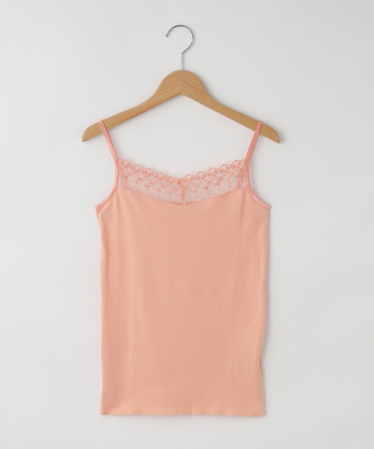オフプライスストア(ウィメン)(OFF PRICE STORE(Women))のFaneuil（ファヌル） 胸レースキャミソール ピンク(033)